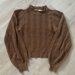 MOVING SALE: Puff sleeve sweater size small